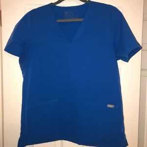 Royal Blue Figs Top